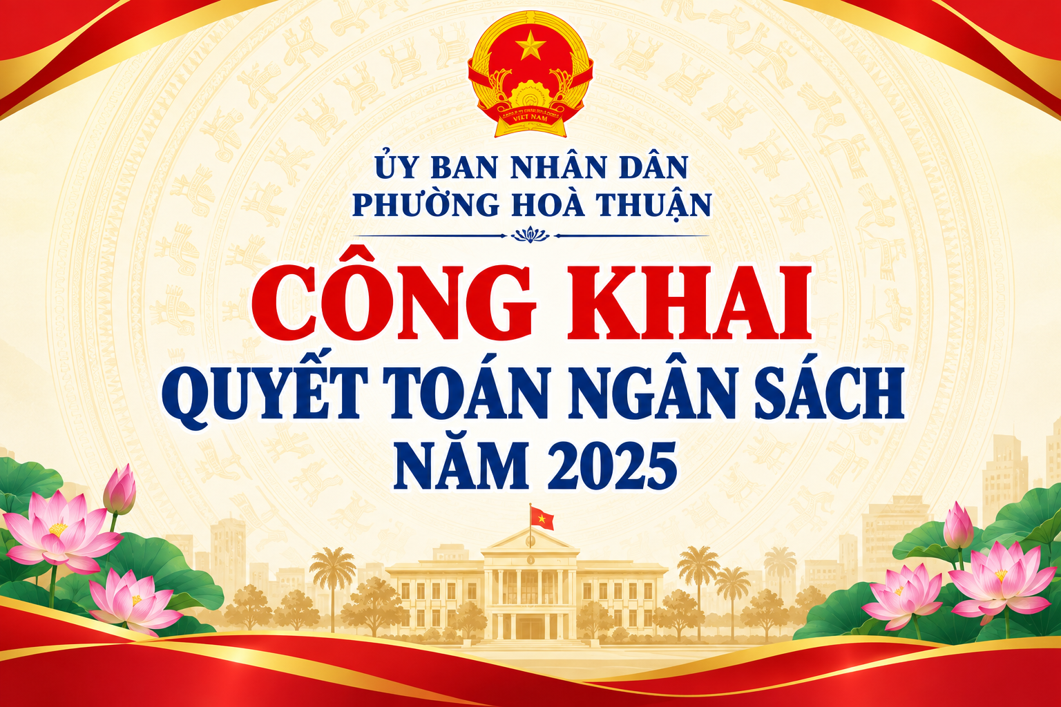 Quyết định Về việc công khai quyết toán ngân sách năm 2025