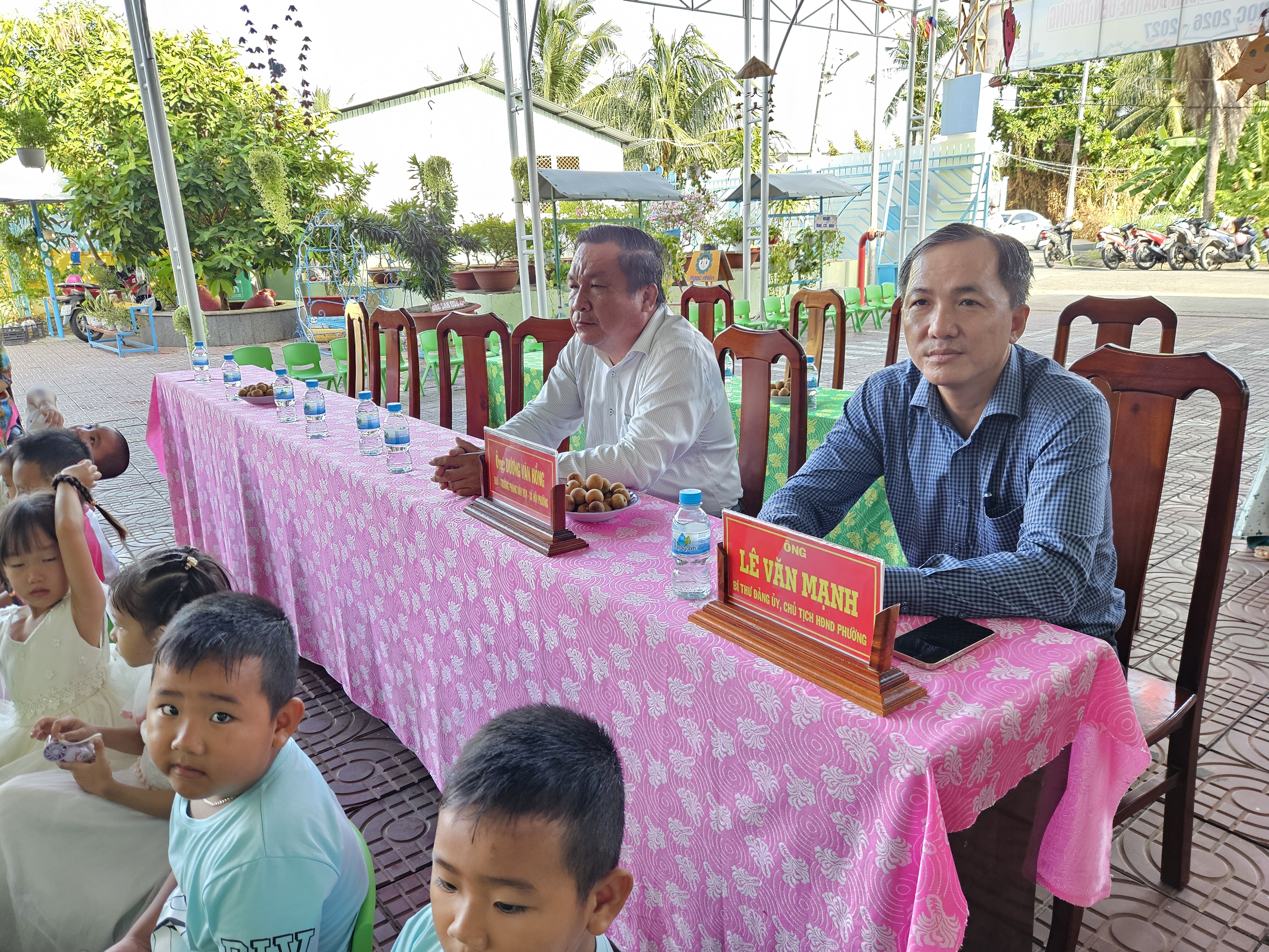 Trường tiểu học hòa thuận và trường mẫu giáo tuổi hồng tổ chức lễ khai giảng năm học 2026 – 2027