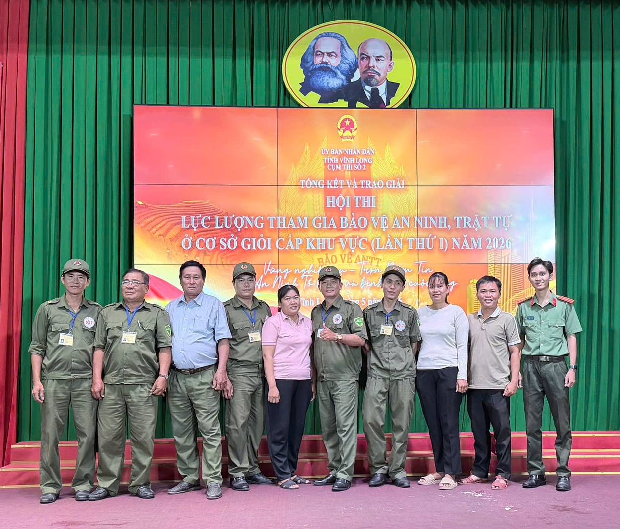 PHƯỜNG HÒA THUẬN XUẤT SẮC ĐẠT GIẢI NHẤT TOÀN ĐOÀN TẠI HỘI THI LỰC LƯỢNG THAM GIA BẢO VỆ ANTT Ở CƠ SỞ GIỎI CẤP KHU VỰC NĂM 2026